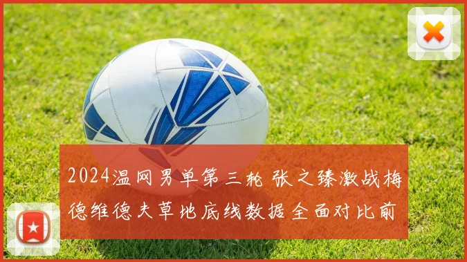 2024温网男单第三轮 张之臻激战梅德维德夫草地底线数据全面对比前瞻