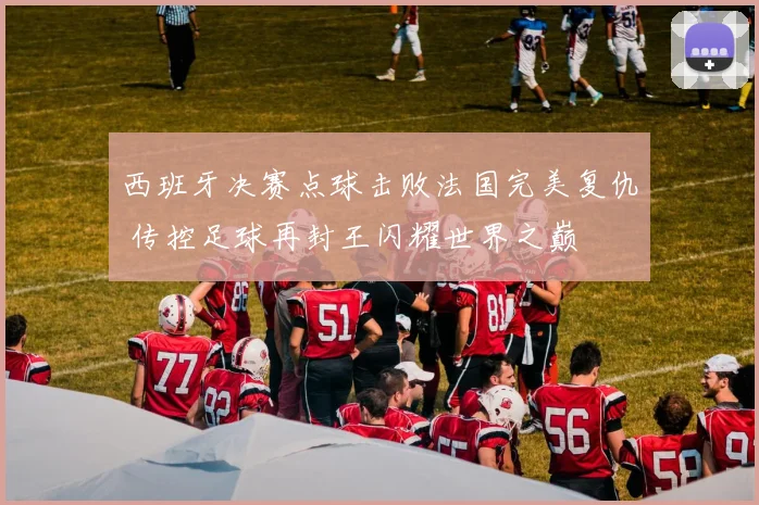 西班牙决赛点球击败法国完美复仇 传控足球再封王闪耀世界之巅